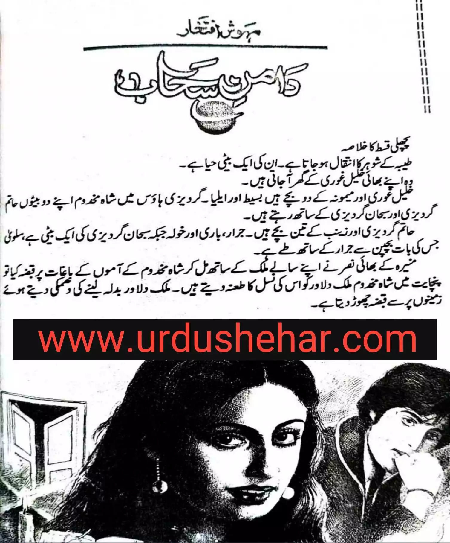 Daman E Sahaab Episode 25 By Mehwish Iftikhar Pdf Download Urdu Shehar